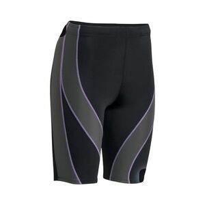 CW-X Athleisure Women's High Performance Compression Shorts Black/Gray Size L